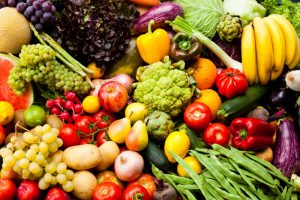 Assortment of fruits and vegetables