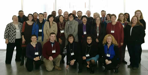 Attendees at an SCI-MidAtlantic meeting, hosted by Barnard College on November 15, 2014.