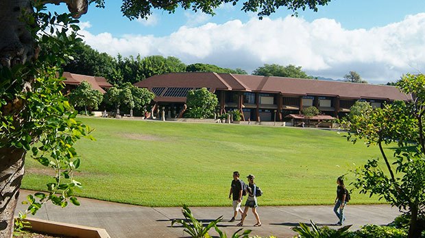 Kapiolani Community College Great Lawn. Photo credit: Louise Yamamoto